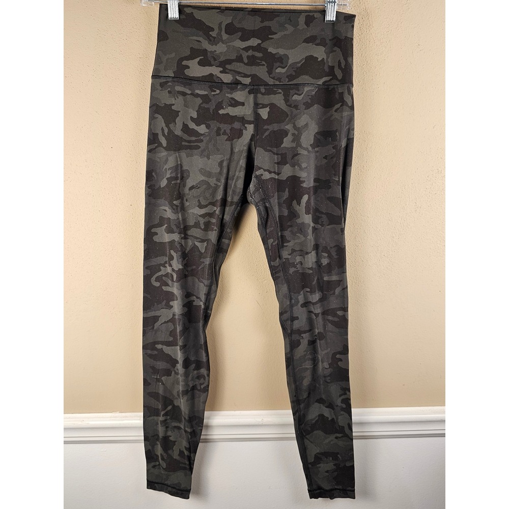 Lululemon Womens Incognito Camo Multi Gator Align Full Length Pants 8